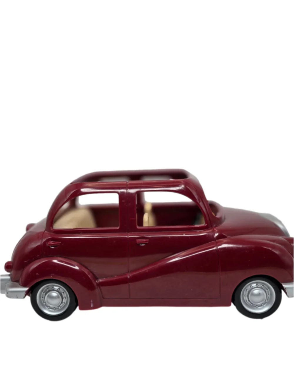 Calico Critters Cherry Cruiser toy car featuring a deep red finish retro design